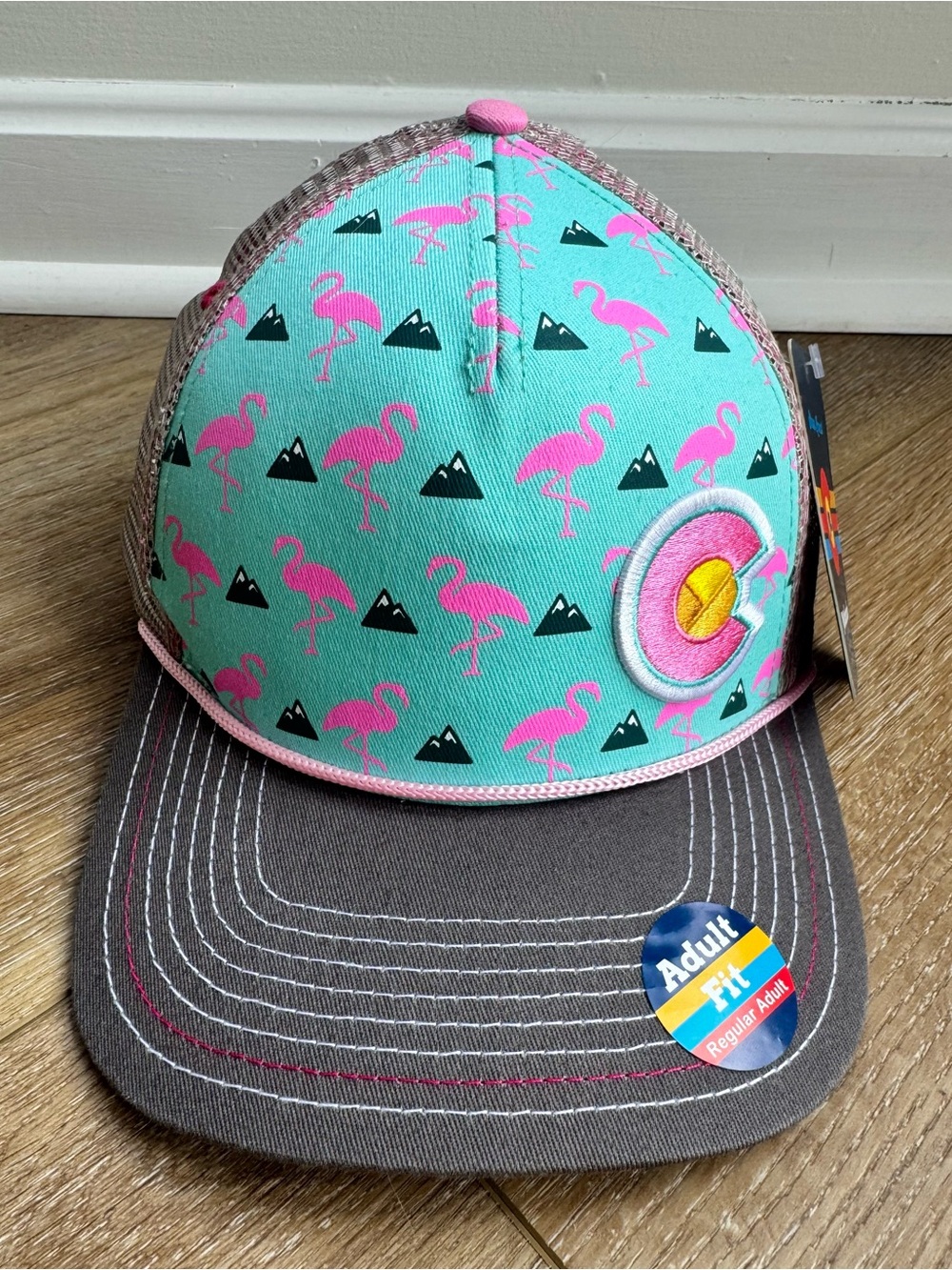 NWT yoColorado Flamingo Mountains Hat